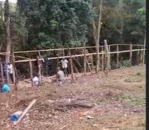 Denuncian haitianos talan árboles para construir iglesia en área protegida de Loma de Cabrera