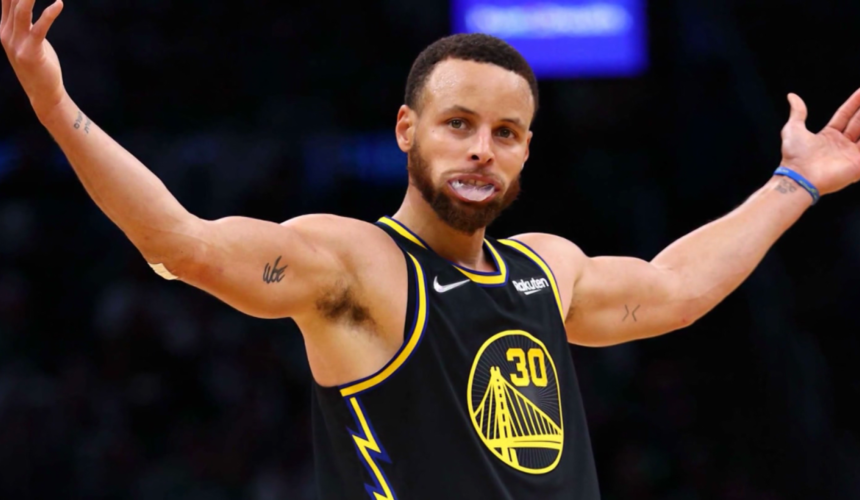 Video| Stephen Curry encesta un tiro imposible desde las gradas a más de 100 pies de distancia