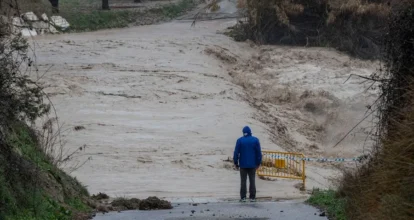 El temporal arrasa ríos en la comunidad Valenciana, Cataluña y Murcia