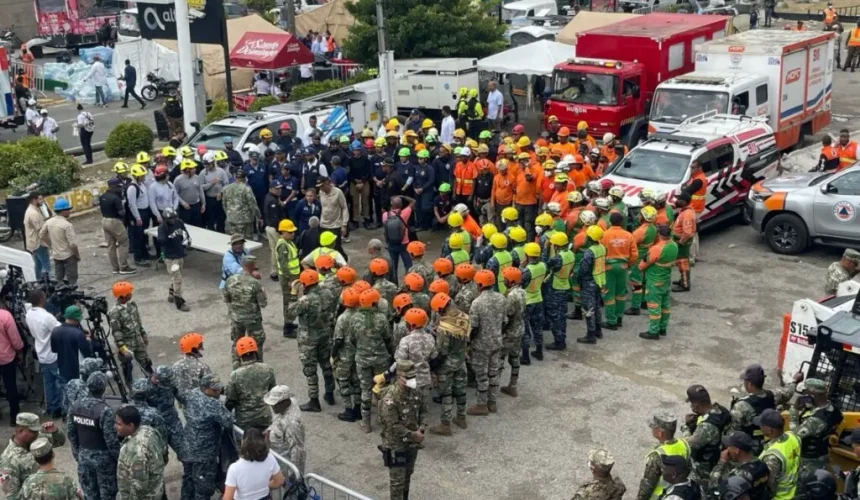 Operativo sin precedentes: 4,580 rescatistas respondieron a tragedia en Jet Set