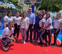 INEFI y la Alcaldía del Distrito Nacional inauguran remodelación de la cancha de Montesinos
