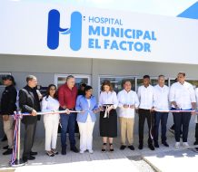 Vicepresidenta Raquel Peña deja en funcionamiento Hospital Municipal El Factor y CPN en María Trinidad Sánchez