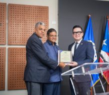 Director del COE y la DAEH recibe reconocimiento del Parlacen