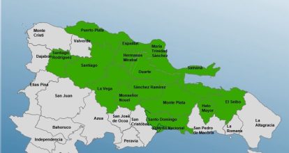 COE mantiene 16 provincias en alerta por vaguada