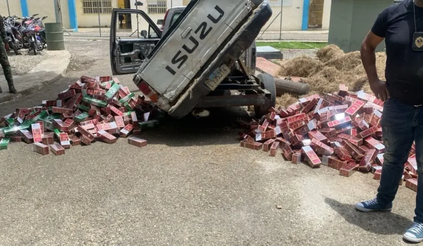 Confiscan más de 200 mil cigarrillos de contrabando en Dajabón