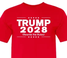 Las tiendas de Trump ya promocionan su “tercer mandato” con camisetas y gorras