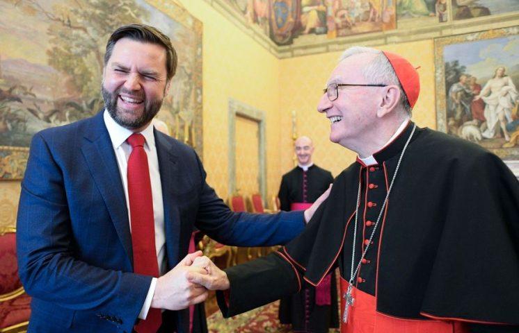 Secretario de Estado del Vaticano recibió al vicepresidente de EEUU