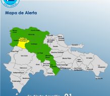 COE amplía niveles de alerta ante pronóstico de lluvias intensas en varias provincias