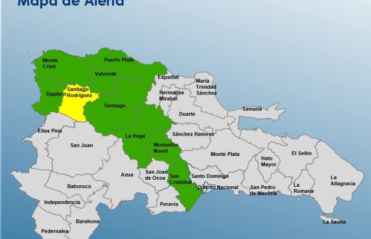COE amplía niveles de alerta ante pronóstico de lluvias intensas en varias provincias