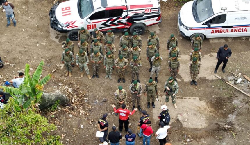 Autoridades usan drones y cámaras térmicas en búsqueda del niño desaparecido en Manabao