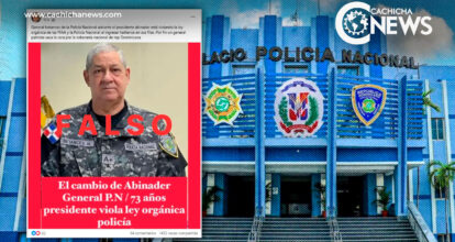 Policía Nacional desmiente información falsa atribuida al general Julio C. Betances
