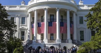 Trump recibe en la Casa Blanca a los Eagles, campeones del Super Bowl