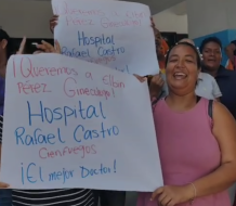 Moradores de Cienfuegos protestan por traslado de reconocido ginecólogo del hospital municipal