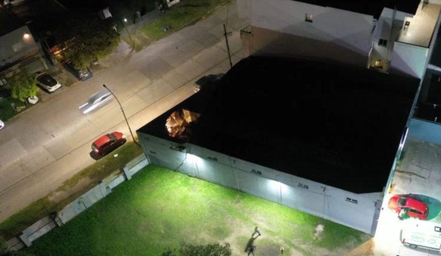 Colapsa parte del techo de una iglesia evangélica en Mar del Plata: dos mujeres resultaron heridas