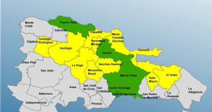 16 provincias se mantienen en alerta por vaguada