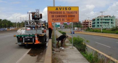 Restricciones para vehículos pesados en el puente de la 17
