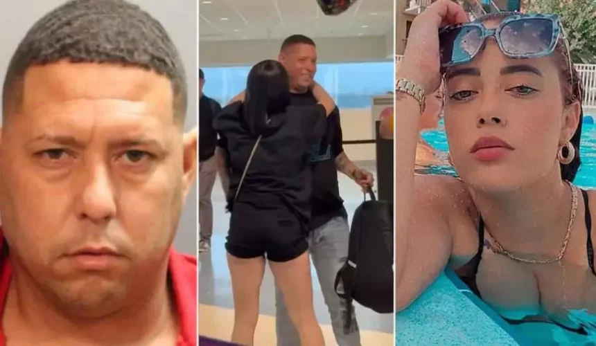 Hombre mata a su pareja una semana después de que esta lo recibiera con globos en aeropuerto