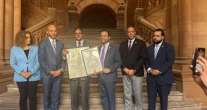 Senado de Nueva York reconoce al director del COE y DAEH por su Labor en la tragedia del Jet Set