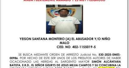 Cae abatido “El Abusador” al enfrentar patrulla de la Policía en La Romana