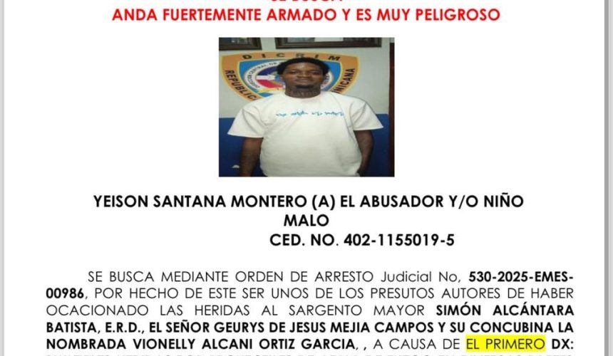 Cae abatido “El Abusador” al enfrentar patrulla de la Policía en La Romana
