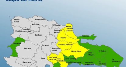COE emite alertas por lluvias y posibles inundaciones en 16 provincias