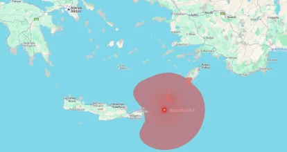 Emiten alerta de tsunami en Grecia tras sismo de 6,1