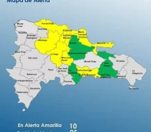 COE emite COE para 15 provincias por intensas lluvias provocadas por vaguada