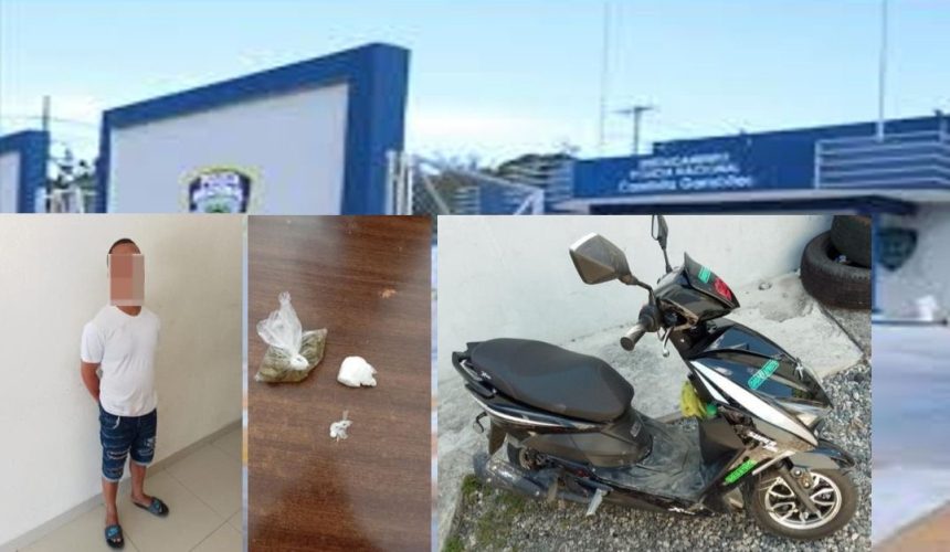 Apresan hombre con posesión de presuntas sustancias ilícitas en Cambita, San Cristóbal 
