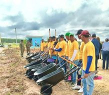 Internos comienzan acondicionamiento de áreas verdes para apertura del centro penitenciario Las Parras 