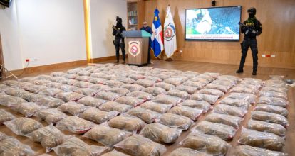 DNCD Incauta más de 300 paquetes de presunta cocaína en auyamas de plástico
