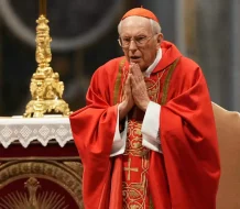 Cardenal decano expresa su deseo de una fumata blanca para la tarde de este jueves 