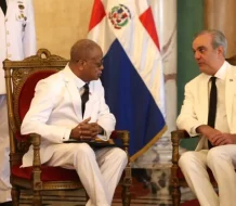 Embajador haitiano en RD presenta sus cartas credenciales ante Abinader