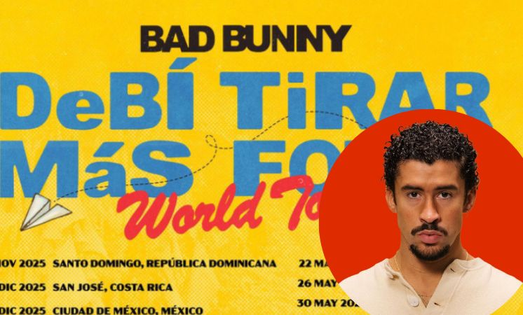 Bad Bunny iniciará su gira mundial “Debí Tirar Más Fotos” el 21 de noviembre en República Dominicana