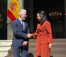 Faride Raful trata con su homólogo español estrategias sobre seguridad ciudadana  