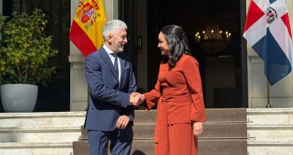 Faride Raful trata con su homólogo español estrategias sobre seguridad ciudadana  