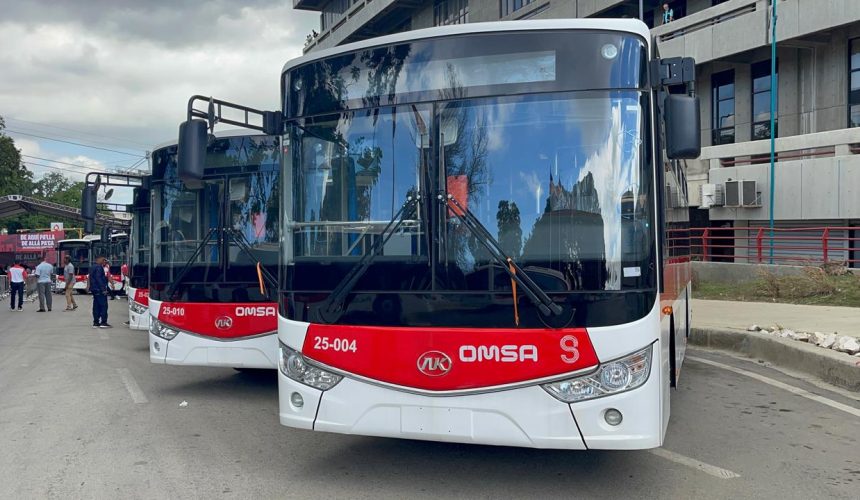 Autobuses de la OMSA se incorporarán al Sistema de Transporte de Santiago