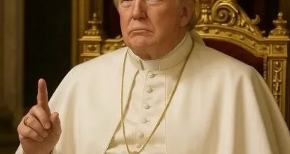 La Conferencia católica en EE.UU. acusa a Trump de burlarse de la fe por foto vestido de papa
