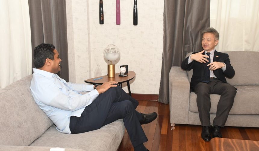 Ministro de Deportes y Embajador Chino analizan intercambios deportivos