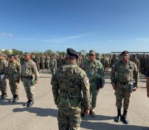 Llegan nuevos soldados del Ejército a Dajabón para reforzar la frontera ante crisis haitiana