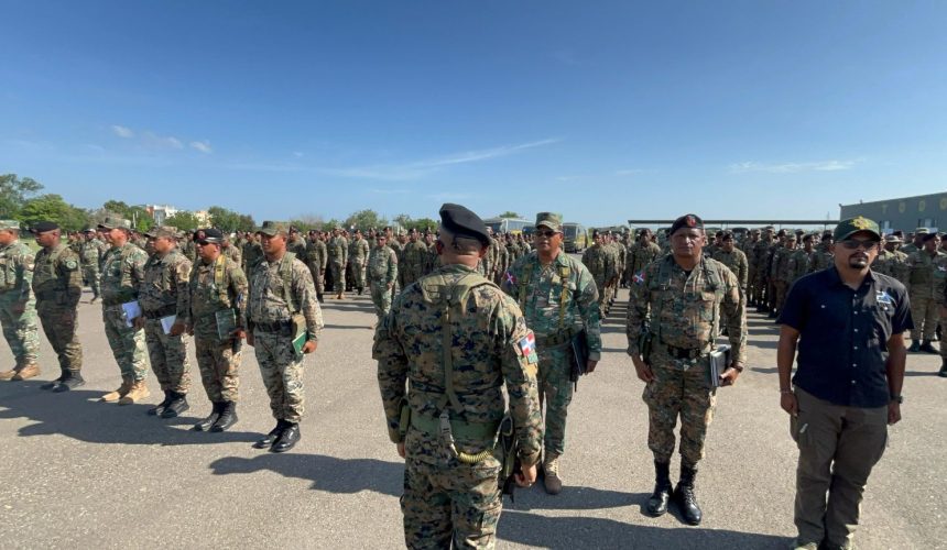 Llegan nuevos soldados del Ejército a Dajabón para reforzar la frontera ante crisis haitiana