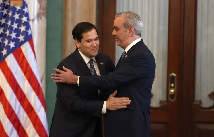 Abinader y Rubio se reunieron en Washington; la crisis haitiana fue el tema principal