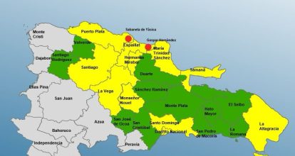 COE mantiene 24 provincias bajo alerta por  lluvias
