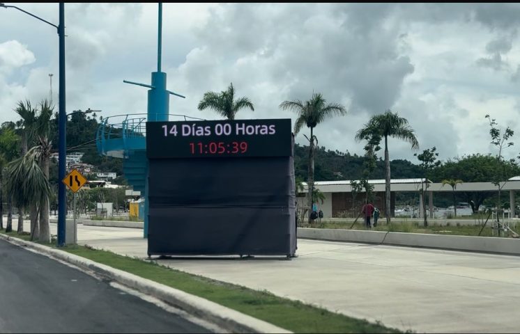 A 14 días de su entrega, remozamiento del Malecón de Samaná entra en su fase final