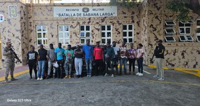 Intervienen jeepeta en Dajabón con un grupo de extranjeros indocumentados