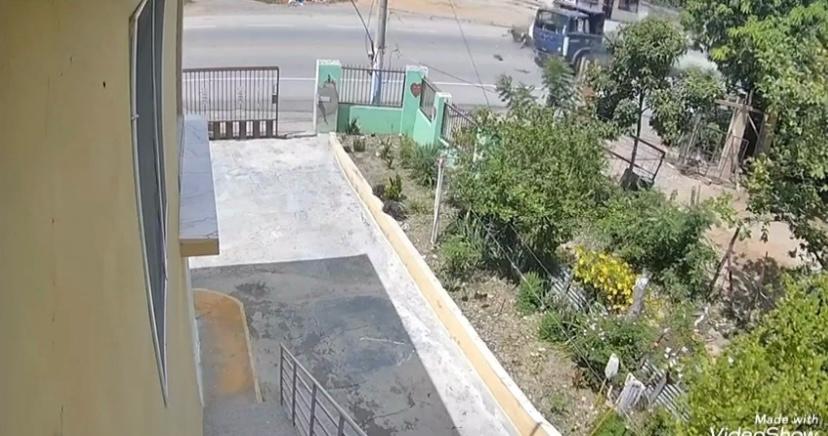 Se registra accidente de tránsito en Palo de Damajagua, Valverde 