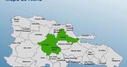 COE mantiene solo a tres provincias en alerta ante posibles lluvias