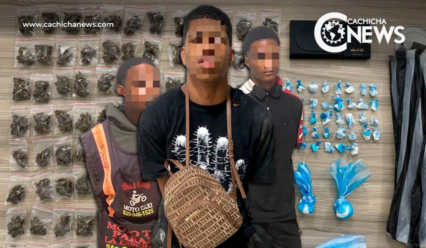 Seis detenidos por robo; ocupan drogas y armas en redada policial en Villa Mella