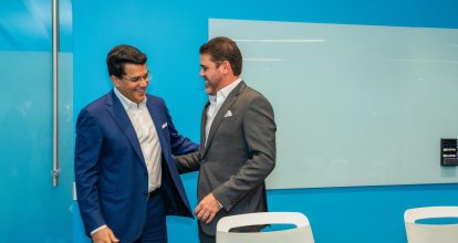 David Collado se reúne con Ignacio Mayer, CEO de Univisión, proponen celebran Premios lo Nuestro en RD