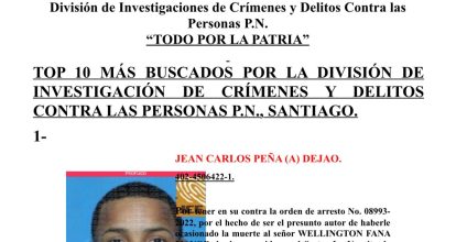 Cae abatido presunto delincuente acusado de homicidio en Santiago; era uno de los mas buscados