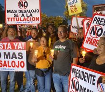 Comunidades de El Valiente en La Caleta piden al presidente declarar terrenos de utilidad pública